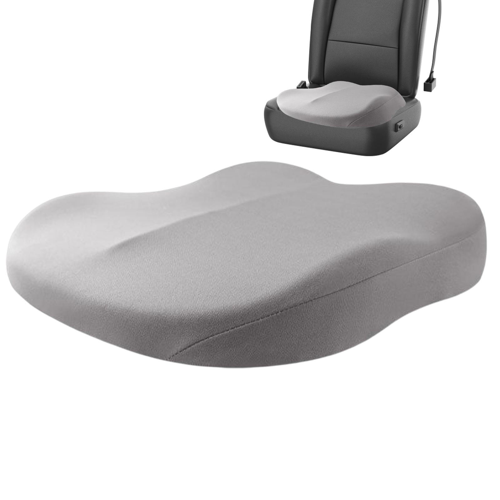 Car Booster Seat Cushion Non Slip Driver Memory Foam Pad Office Chair