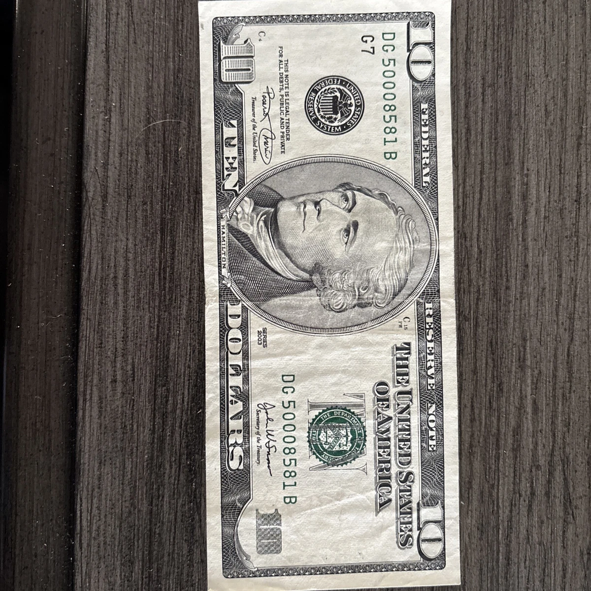 $10 2003 US Federal Reserve Small Notes for sale | eBay