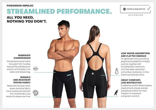 Arena Powerskin Impulso Jammer - Men's Size 34 - Tech Suit - Racing Suit - NWT - Picture 3 of 7