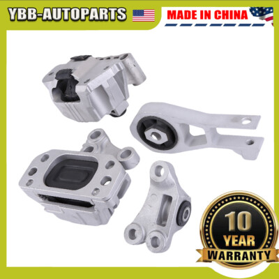 New Engine Mounts & Transmission Mount Set For 2015-17 Jeep Renegade L4 2.4L