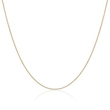 Gold Plated Sterling Silver Fine Diamond Cut Curb Chain 14 - 32 " Inches