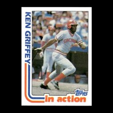 Ken Griffey 1982 Topps Cincinnati Reds #621 R313G 33