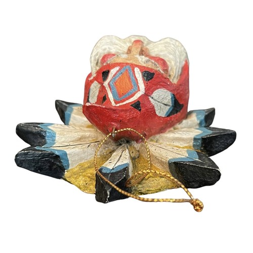 House Of Hatten HOH December Sky Spirit Feather Santa Christmas Ornament 1991 - Picture 4 of 6