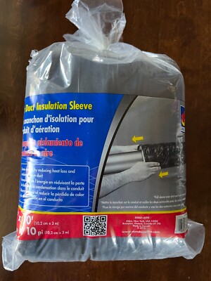 Dundas Jafine AIR DUCT INSULATION SLEEVE Black Jacket 4in x