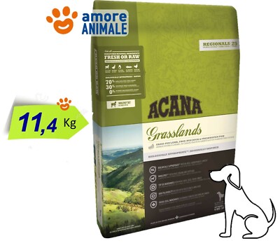 Acana Hund Regional Grasland Ab 11.4 KG - Kroketten für Hund Hunde Adult