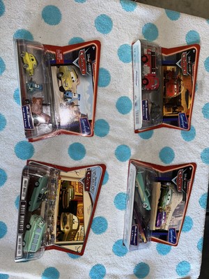 Disney Pixar Lot Of 4 Cars Packs New Movie Moments Red Stanley Luigi Flo Guido