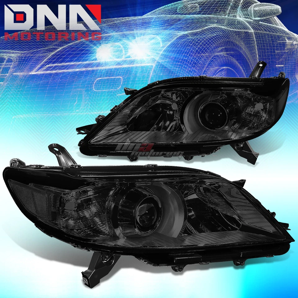 PARA 2011-2020 SIENNA XL30 FAROS LÁMPARAS CON KIT LED OCULTO + VENTILADOR DE REFRIGERACIÓN AHUMADO/CLARO Foto 2 de 4