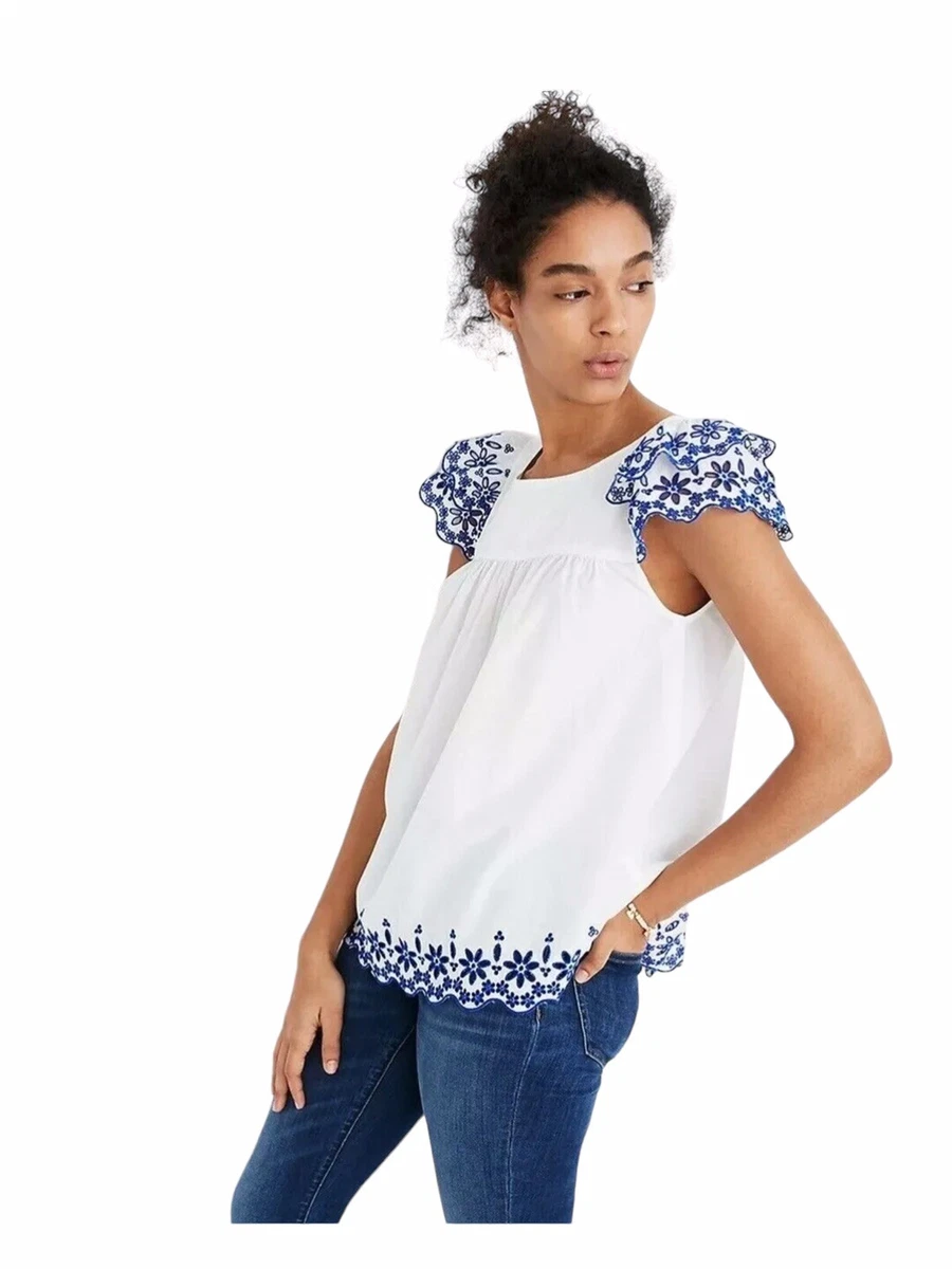 Madewell embroidered best sale jeans