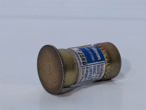 6 Stück: Edison Fusegear TJS60 Sicherungen, 600V, 60A, Klasse T, FN64-63, Made in USA - Bild 6 von 8