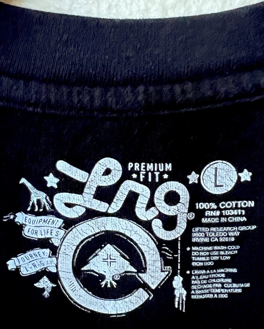 T-shirt LRG Trees Logo All Over - Taille M, Occasion Très Bon état