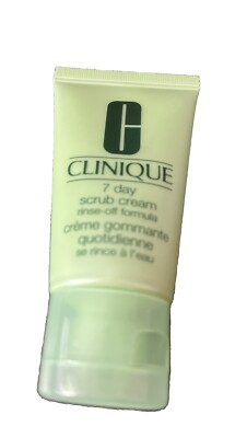 Clinique 7 Day Scrub Cream Rinse-off Formula 1oz / 30ml Travel Size NEW