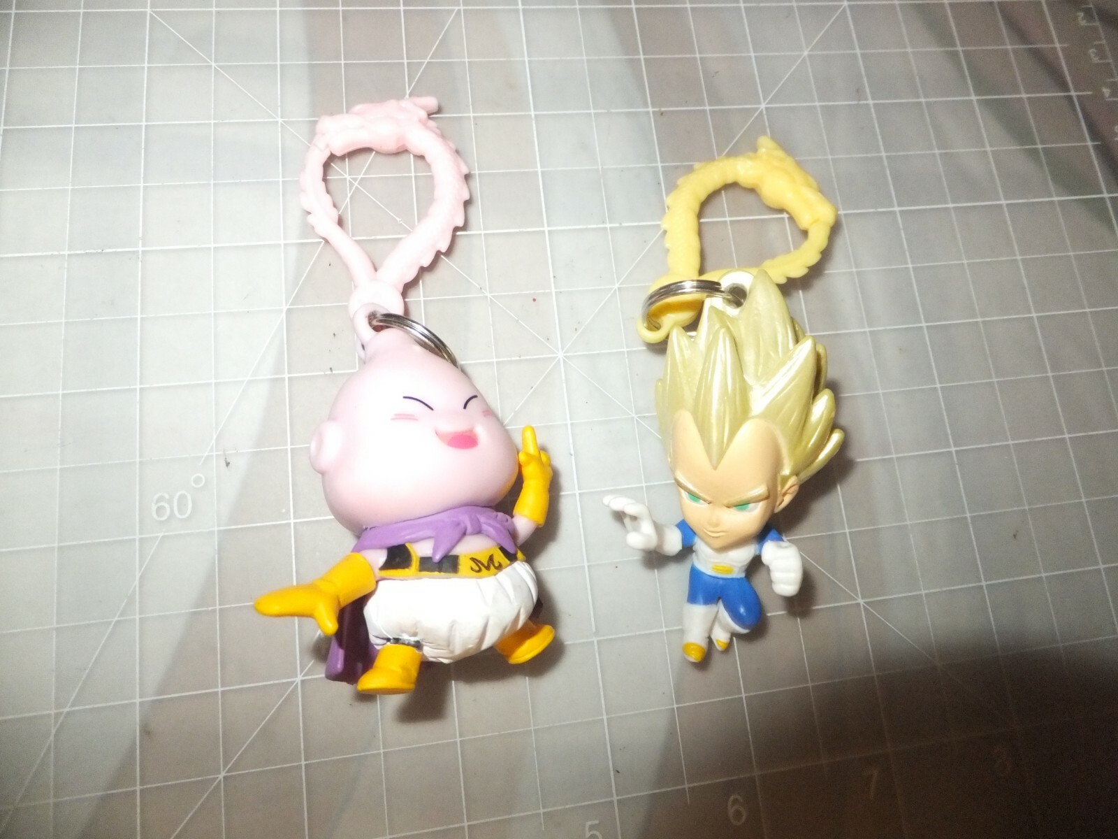 Lote de 2 DragonBall Z - Figura Llavero - DBZ - Anime Vegeta y Magin Buu