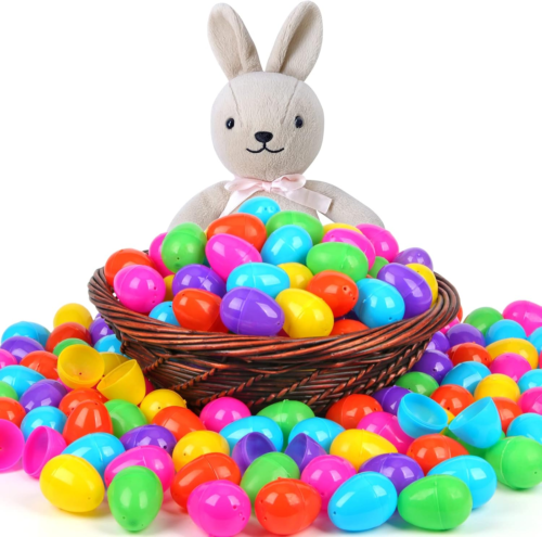 300 Count Plastic Easter Eggs, 2.4“ Fillable Eggs for Hunt, Basket Stuffers Fill - Picture 3 of 12