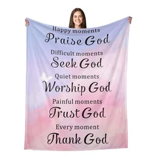 Confirmation Gifts for Teen Girls Christian Gifts for Women Christian Blanket...