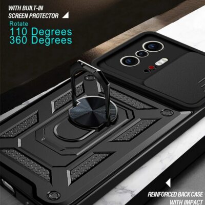 Shockproof Case Magnetic Ring Stand Cover For Xiaomi Redmi Note 11 10 9 Pro 11T