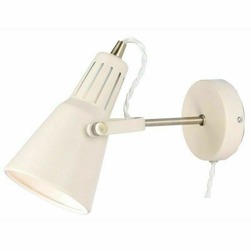 Thomas & Franks Arthur Metal White Wall Light Halogen or LED  