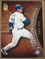 2001 Topps A Tradition Continues Sammy Sosa Insert Card #TRC15 Chicago Cubs NRMT