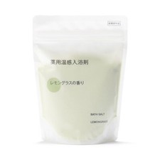 MUJI Medicated Bath Salts 360g with Spoon Lemongrass Scent