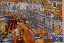 Springbok's 1000 Piece Jigsaw Puzzle The Bait Shop sealed