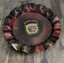 Sublime Cigar Ashtray | Repurposed Vinyl Record Large 10” | Revibed Vinyl
