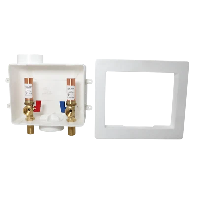 1 Pack XFITTING Washing Machine Outlet Box, 1/2" MIP/Sweat x 3/4" MHT, R&B
