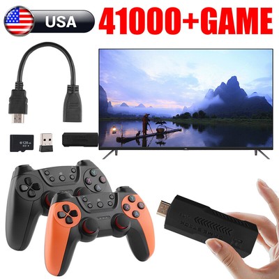 X2 PRO Video Game Console Retro 41000 Games TV Stick 64G 4K Wireless Controller