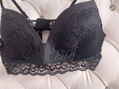 Damen Bh Xl My Mit Leicht Pol Essentials  Schwarz Neu Ohne Etiket 1 X Anprobiert