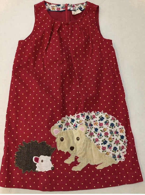 knee length dresses for ladies NWOT Mini Boden Front and Back Appliqué Squirrel Dress main image 1