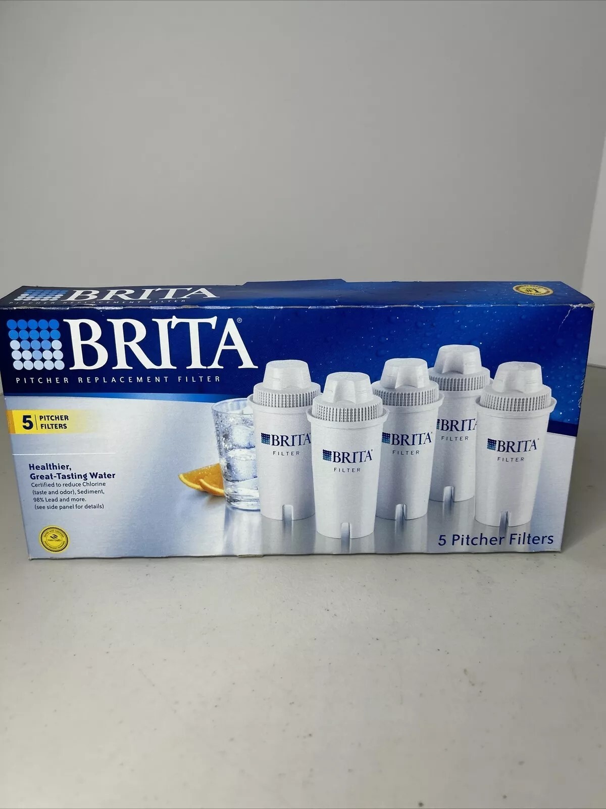 Brita Pitcher Replacement Water Filters 5 Pack Model OB03 New