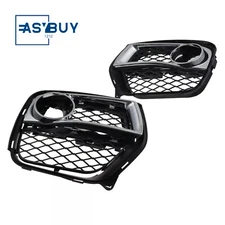 LH & RH Fog Light Open Vent Grille Intake Trim Frame Panel Cover for BMW X6 