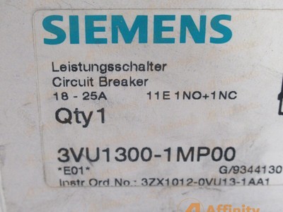 3VU1300-1MP00 New original Siemens 3VU1300-1MP00 Circuit Breaker 1PC Fast ship