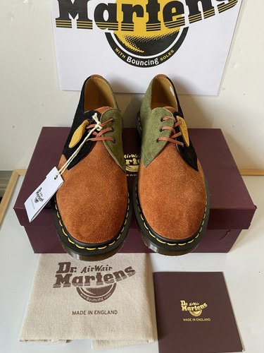 Dr. Martens 1461 Leather Shoes Size UK 8 EU 42 Made In England NEW Boxed - Picture 2 of 14