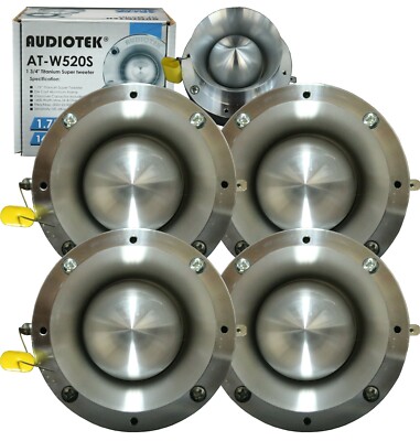 Tweeter AUDIOTEK ATW520S Titanio 1.75" - 1200W Potenza Alta Fedeltà Audio - Foto 8