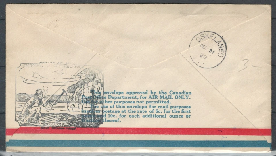 CANADA BRITISH COMMONWEALTH 1ST FLIGHT AIR MAIL COVER TO MONTREAL LOT (BCL 31) - Image 2 of 2