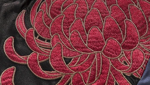 Herren Sukajan Wende Souvenir Jacke japanisches Muster Stickerei Kirin Sakura - Bild 32 von 47