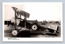 RPPC Sopwith Pup RAF RFC RNAS Biplane Fighter FLIGHT Photograph UK Postcard