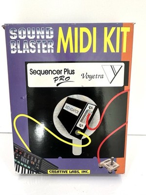 New Creative Labs Inc Sound Blaster Midi Kit Sequencer Plus Pro Voyetra Open Box