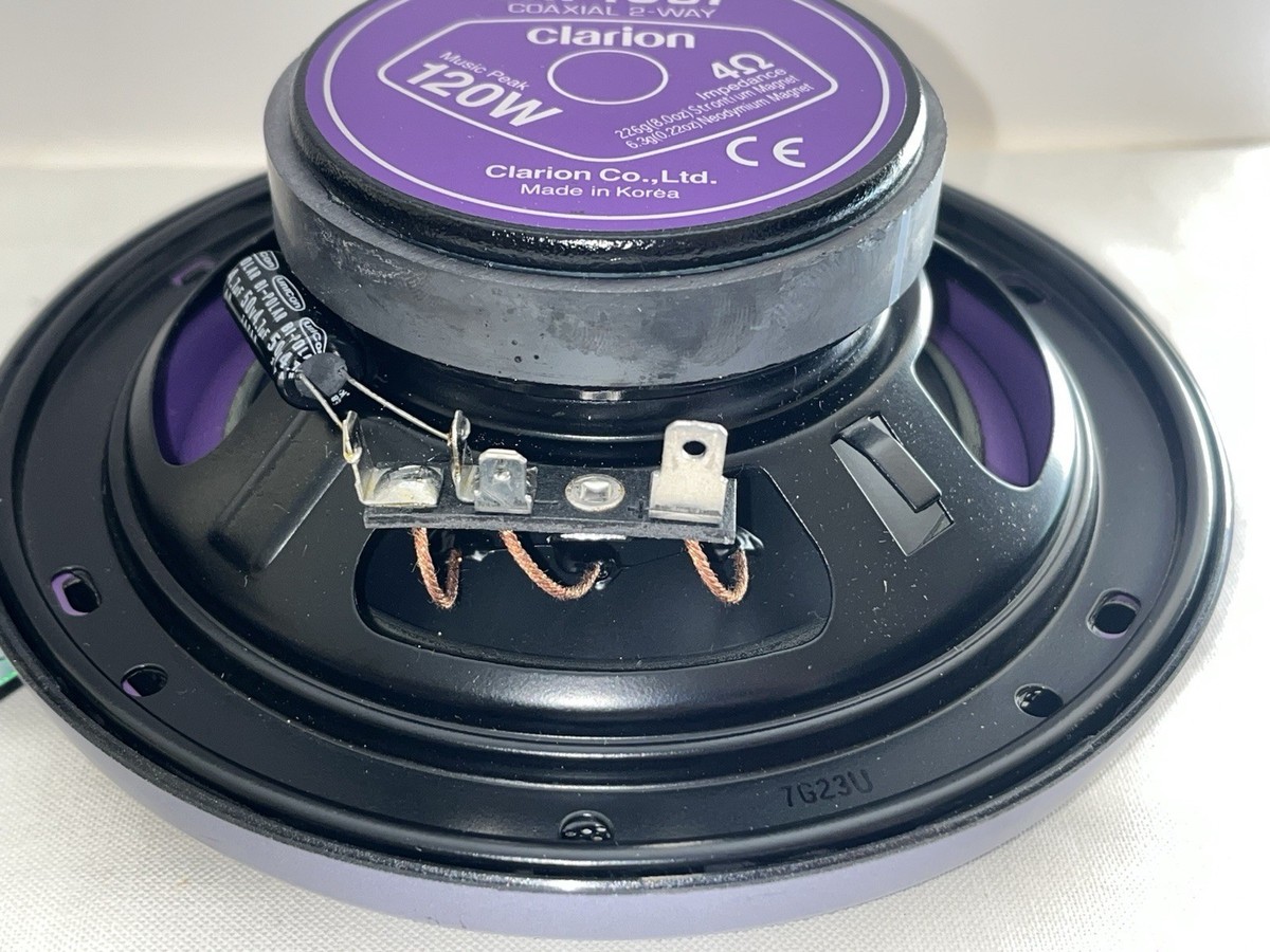 CLARION PRO SRF1681 CAR AUDIO SPEAKERS In Box OLD SCHOOL MADE IN
