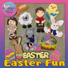 Easter Fun Felt Set Springtime Play for Felt Boards