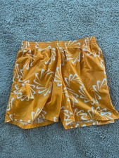 Nike Swoosh Allover Print Volley 5" Swim Shorts Orange Size S / XL NESSE625-724