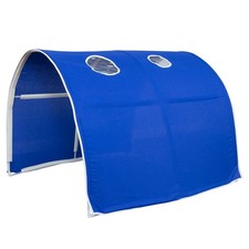 Tunnel Tente de jeu Lit à Baldaquin Maison Enfant Accessoires Bleu Homestyle4u