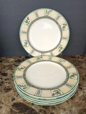 Set Of 5 Coventry PTS International Winslow Manor 10 5/8" Dinner Plate Indonisia