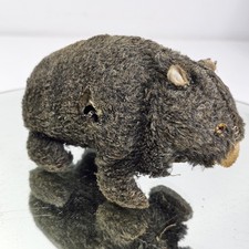 Walking Bear Toy  Made in Occupied Japan  by Modern Toys. 1940s No Wind Up Key 