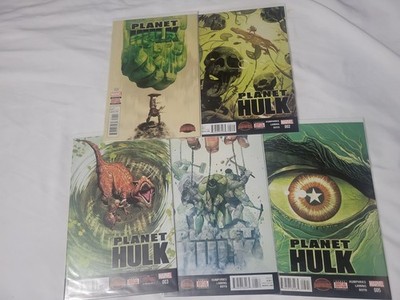 Planet Hulk #1-5 First print Marvel Comics 2015
