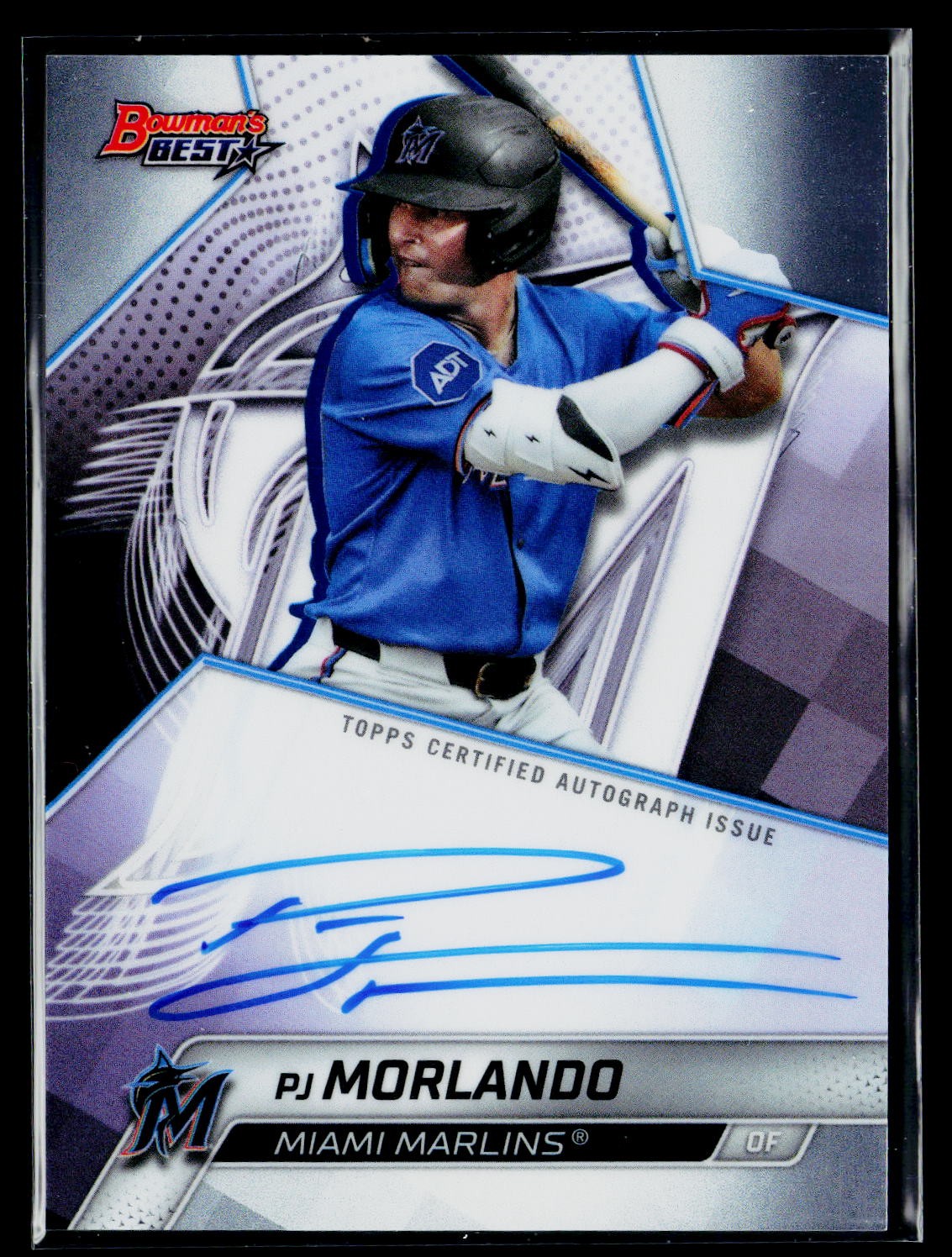 2025 Bowman's Best #B25-PM PJ Morlando Best of 2025 Autographs