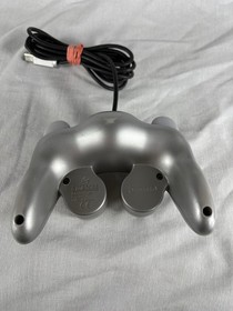 Nintendo Game Cube DOL-101 Silver With OEM Controller Cords & Memory Card TESTED