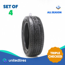 Set Of 4 Used 22555r18 Goodyear Assurance Weatherready 98v - 5-6.532 16jyp Set Of 4 Used 22555r18 Goodyear Assurance Weatherready 98v - 5-6.532 16jyp