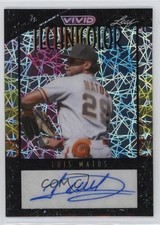 2023 Leaf Vivid Technicolor Black Laser 1/1 Luis Matos #T-LM2 Auto b8h