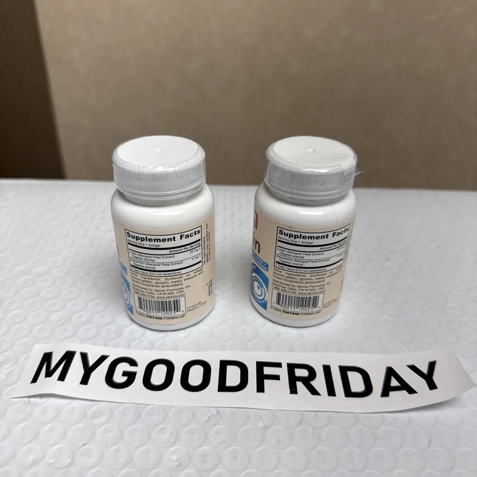 Jarrow Formulas, Inc. Luteína 20 mg 120 Cápsulas Gelatinosas Cada Frasco Contém 60 Ex:1/27 - Imagem 2 de 4