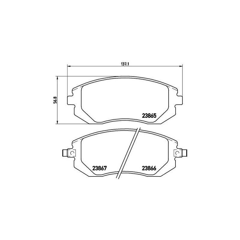 2x ✅Fits BREMBO P 78 013X Brake Pad Set, disc brake Xtra P 78 013X F ⭐UK Seller⭐ - Image 23